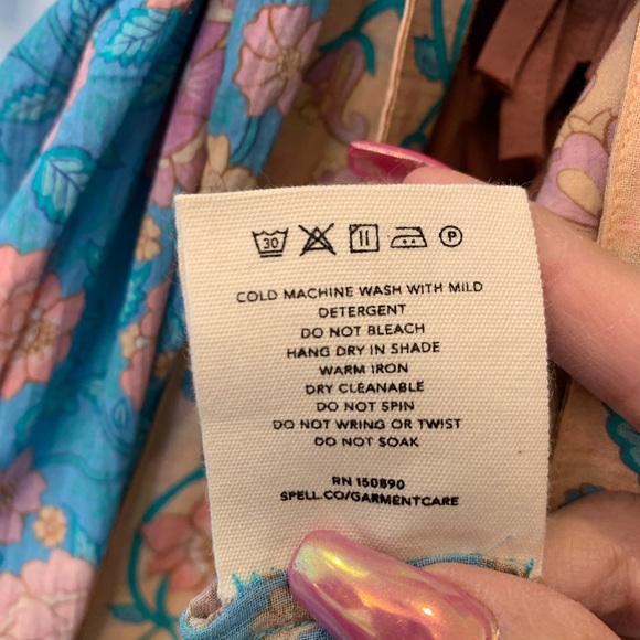 BNWT Spell Love Story Midi Robe S/M - Picture 15 of 17